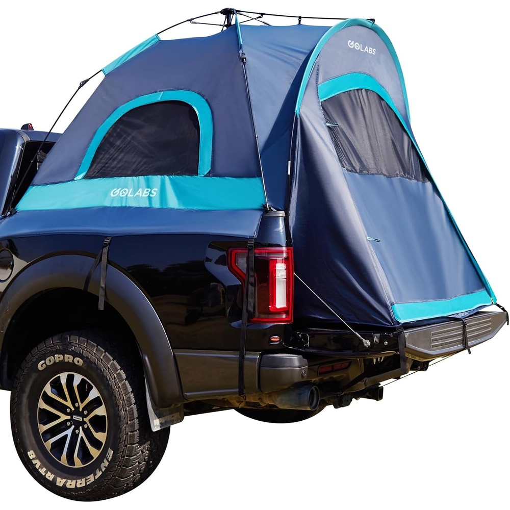 image:imageGolabs Truck Bed Tent for 56 Ft Bed 8Minute Easy Setup by PreAssembled Design Waterproof PU2000mm 2Person Portable with Extra Rainfly Cover for Camping amp Outdoor Includes Storage BagBlue